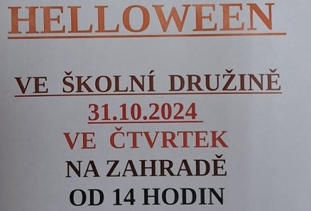 HALLOWEENSKÉ ODPOLEDNE V MASKÁCH 