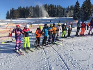 5.B na zimní škole v přírodě