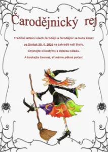 Čarodějnický rej 1. stupeň - již za týden