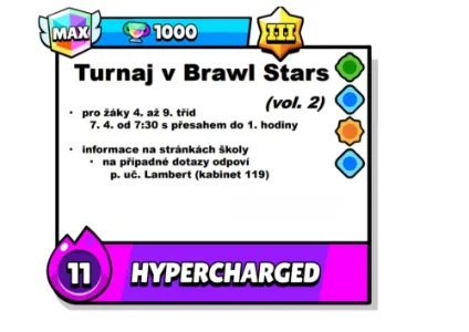 Brawl Stars Tournament úterý 7.4.