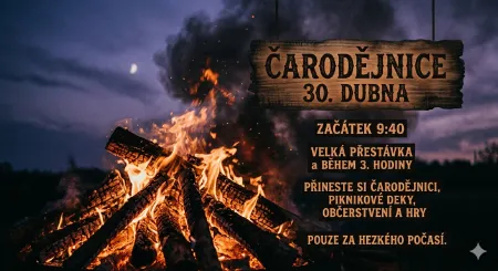 Čarodějnice pro 2. stupeň 30. 4.