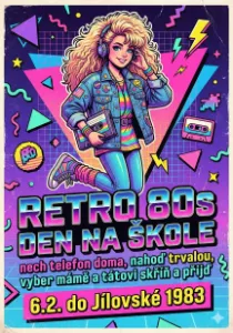 Retro 80s den ve škole 
