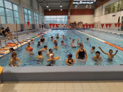 4.B,C - předvánoční hodina plavání