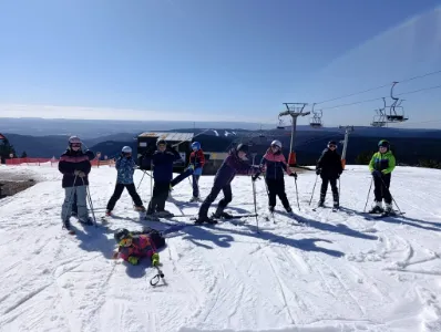 7.B - slunečné dny lyžařského výcviku