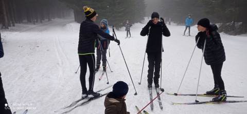 1. den lyžařského výcviku