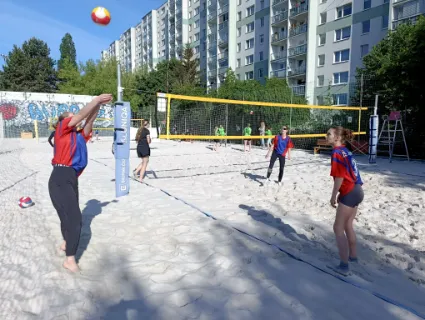 Obvodní kolo v beach volejbalu - dívky