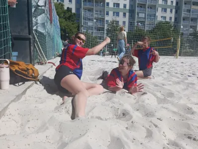 Obvodní kolo v beach volejbalu - dívky