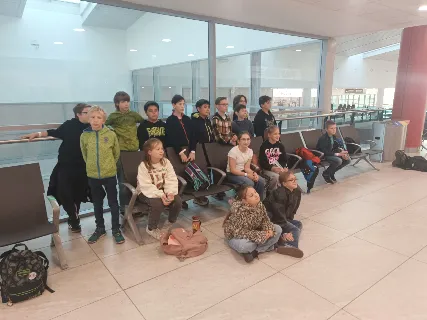 Exkurze 5. B na Letišti Václava Havla