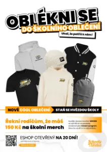 Školní e-shop opět otevřen!