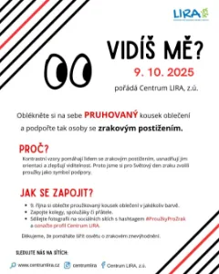 VIDÍŠ MĚ? Den na podporu lidí se zrakovým znevýhodněním