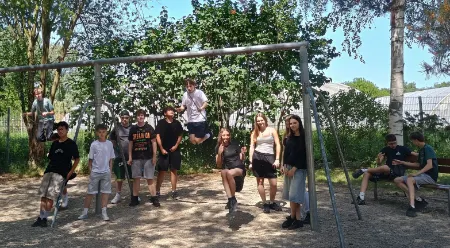 Sportovní výchova v lanovém parku